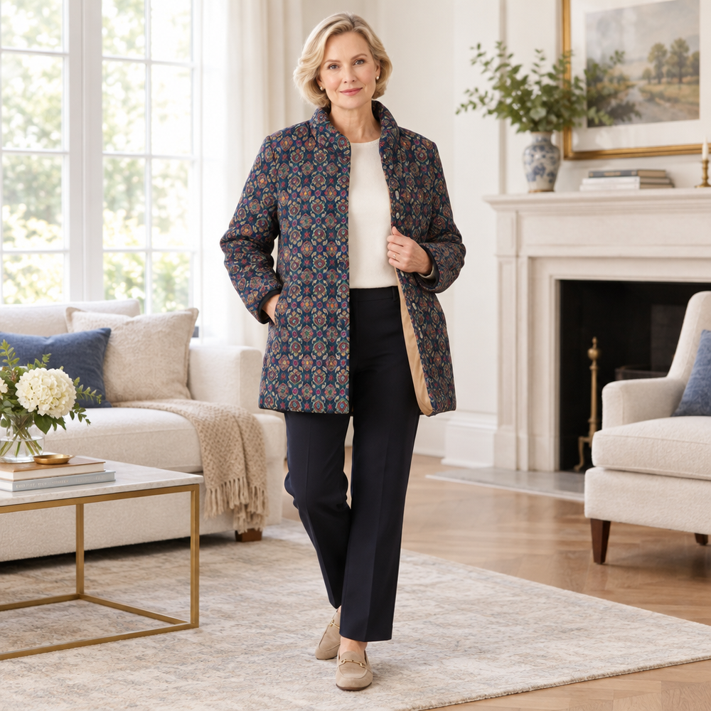 Thickened Cotton Coat for Seniors: Comfortable Elegance for Everyday Wear