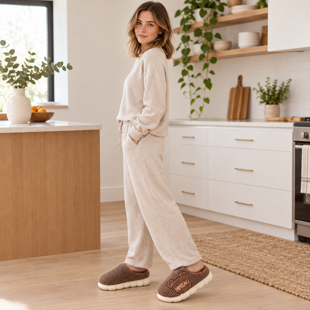 Cute Bear Home Slippers: Your Cozy Companion for Every Winter Evening