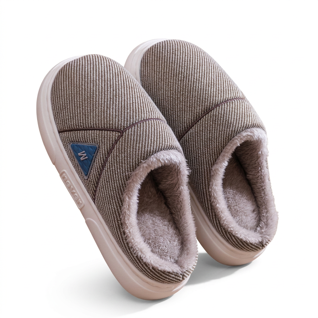 Cozy Fleece Home Slippers – Warm Plush Comfort for Men and Women