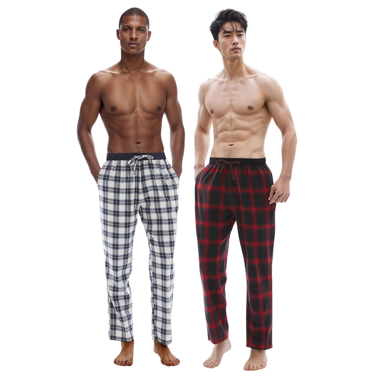 Cotton Men's Pajama Bottoms Lounge Pants Men Fashion Loungewear - SaneShoppe