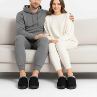 Men's Faux Suede Home Slippers - Comfortable & Stylish Indoor Footwear