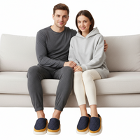Bebealy Winter Men Slippers - Cozy and Stylish Indoor-Outdoor House Shoes