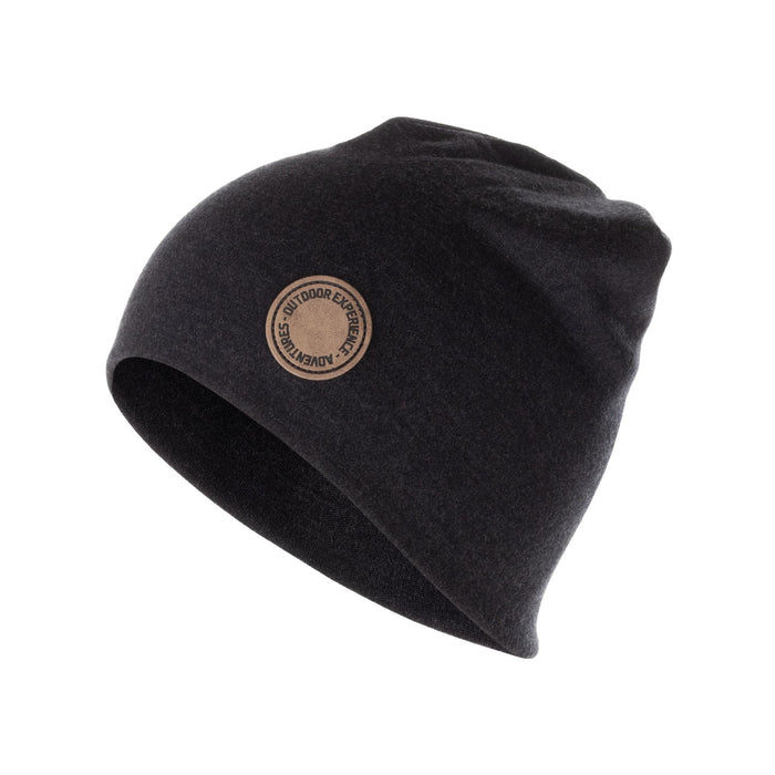 Dark Grey Double-Layer Merino Wool Hat