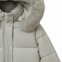 Elevate Your Style with Our Women's Cropped Padded Coat