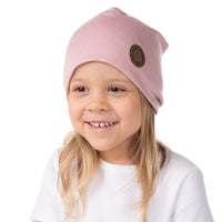 Dusty Pink Double-Layer Merino Wool Hat