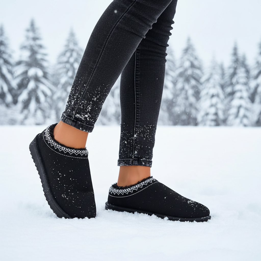 Cozy and Chic Women's Woven Snow Boots for Winter Comfort