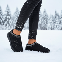 Cozy and Chic Women's Woven Snow Boots for Winter Comfort