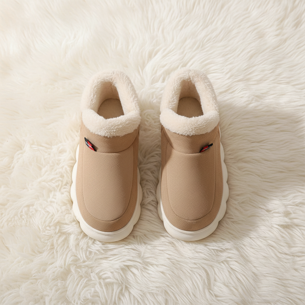 Bebealy Winter Men Slippers - Cozy and Stylish Indoor-Outdoor House Shoes