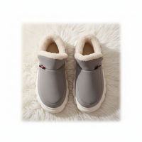 Bebealy Winter Men Slippers - Cozy and Stylish Indoor-Outdoor House Shoes