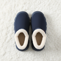 Bebealy Winter Men Slippers - Cozy and Stylish Indoor-Outdoor House Shoes