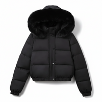 Elevate Your Style with Our Women's Cropped Padded Coat