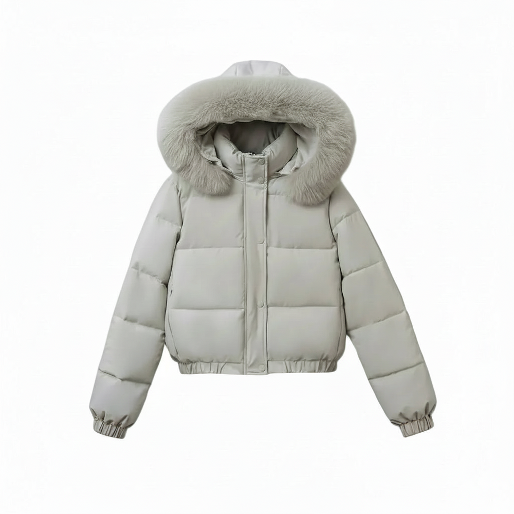 Elevate Your Style with Our Women's Cropped Padded Coat