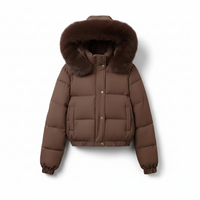 Elevate Your Style with Our Women's Cropped Padded Coat