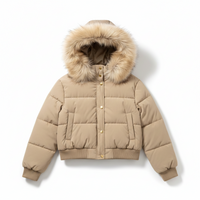 Elevate Your Style with Our Women's Cropped Padded Coat