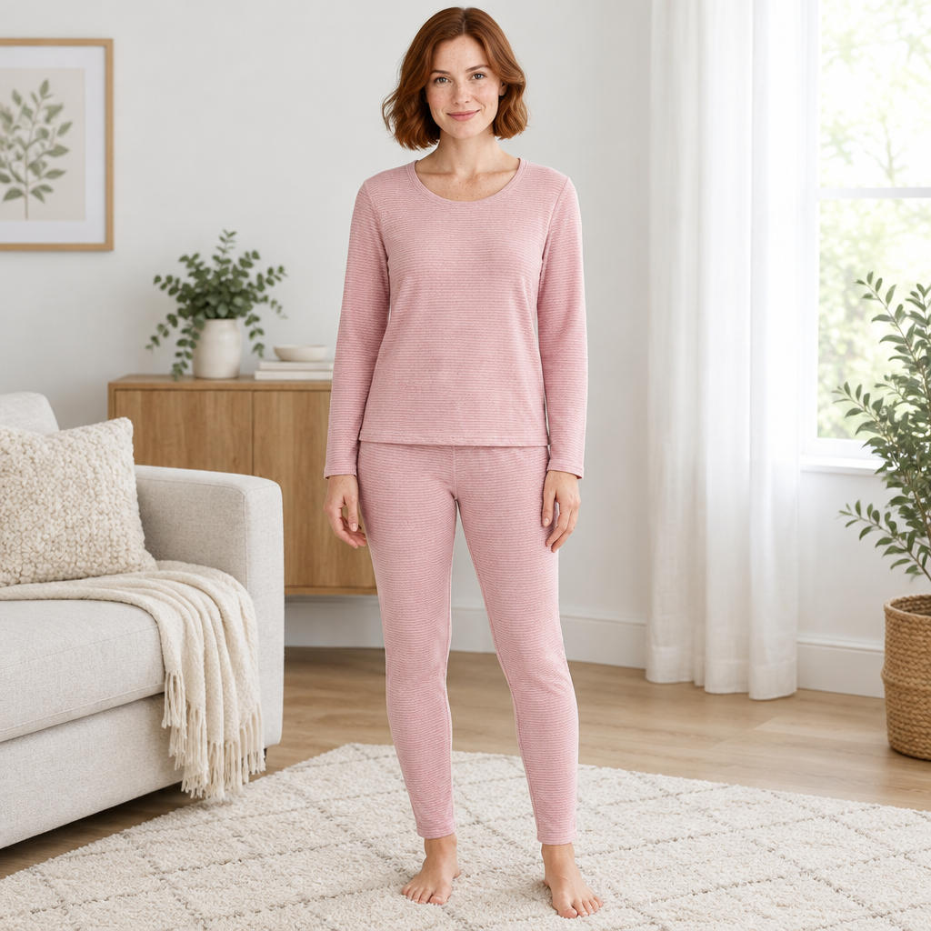 Luxury Cashmere Silk Thermal Set: Cozy Elegance for Autumn and Winter