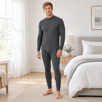 Experience Unmatched Comfort with Our Cashmere Thermal Couples Set