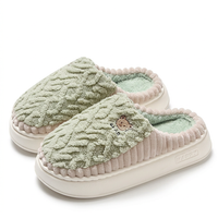 Cute Bear Plush Slippers: Warm and Stylish Fleece Shoes for Cozy Living