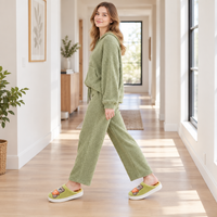 Step into Comfort with Cartoon Bear Woolen Slippers for Women