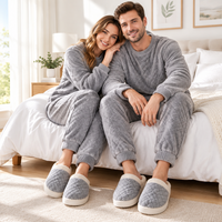 Plush Non-slip Cozy Slippers for Couples: Embrace Winter Comfort Together