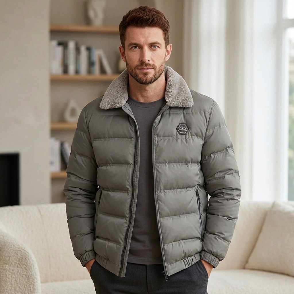 Men's Self-Heating Winter Parka Coat - Premium Cold Protection & Quality Warmth