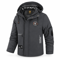 Winter heren outdoor winddichte warme reisjas met capuchon, casual modieuze sportwaterdichte klim- en trekjas herenmantel