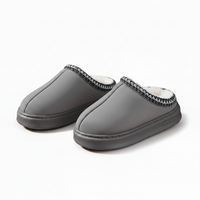 Men's Faux Suede Home Slippers - Comfortable & Stylish Indoor Footwear
