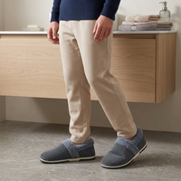 Men’s Plush Winter Slippers – Soft, Warm Indoor Shoes with Non-Slip Rubber Soles