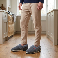 Men’s Plush Winter Slippers – Soft, Warm Indoor Shoes with Non-Slip Rubber Soles