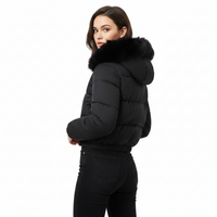 Elevate Your Style with Our Women's Cropped Padded Coat