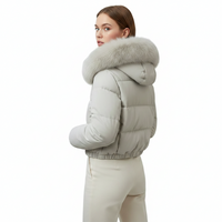 Elevate Your Style with Our Women's Cropped Padded Coat