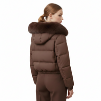 Elevate Your Style with Our Women's Cropped Padded Coat