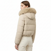 Elevate Your Style with Our Women's Cropped Padded Coat