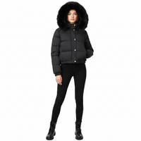 Elevate Your Style with Our Women's Cropped Padded Coat