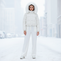 Elevate Your Style with Our Women's Cropped Padded Coat