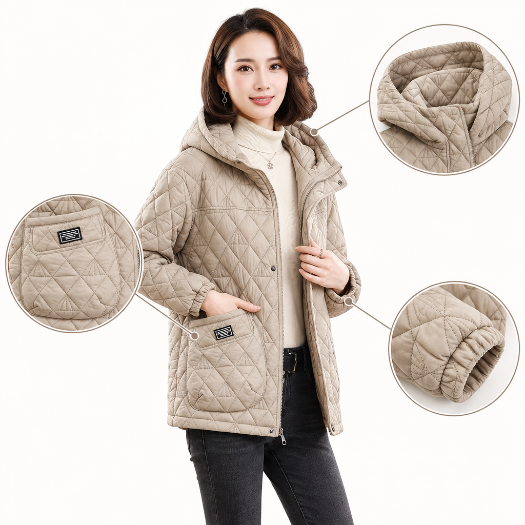 Elevate Your Winter Style with Our Women's Winter Quilted Jacket