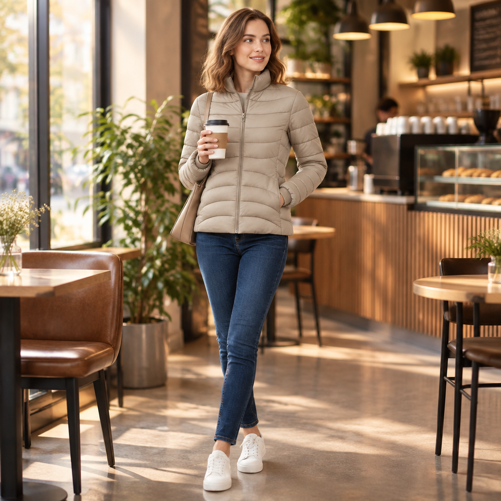 Stay Cozy and Chic: Womens Winter Cotton-Padded Coat for Ultimate Comfort and Style