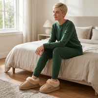 Winter Warm Plush Cotton Slippers for Cozy Comfort