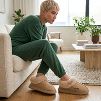 Winter Warm Plush Cotton Slippers for Cozy Comfort