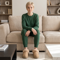 Winter Warm Plush Cotton Slippers for Cozy Comfort