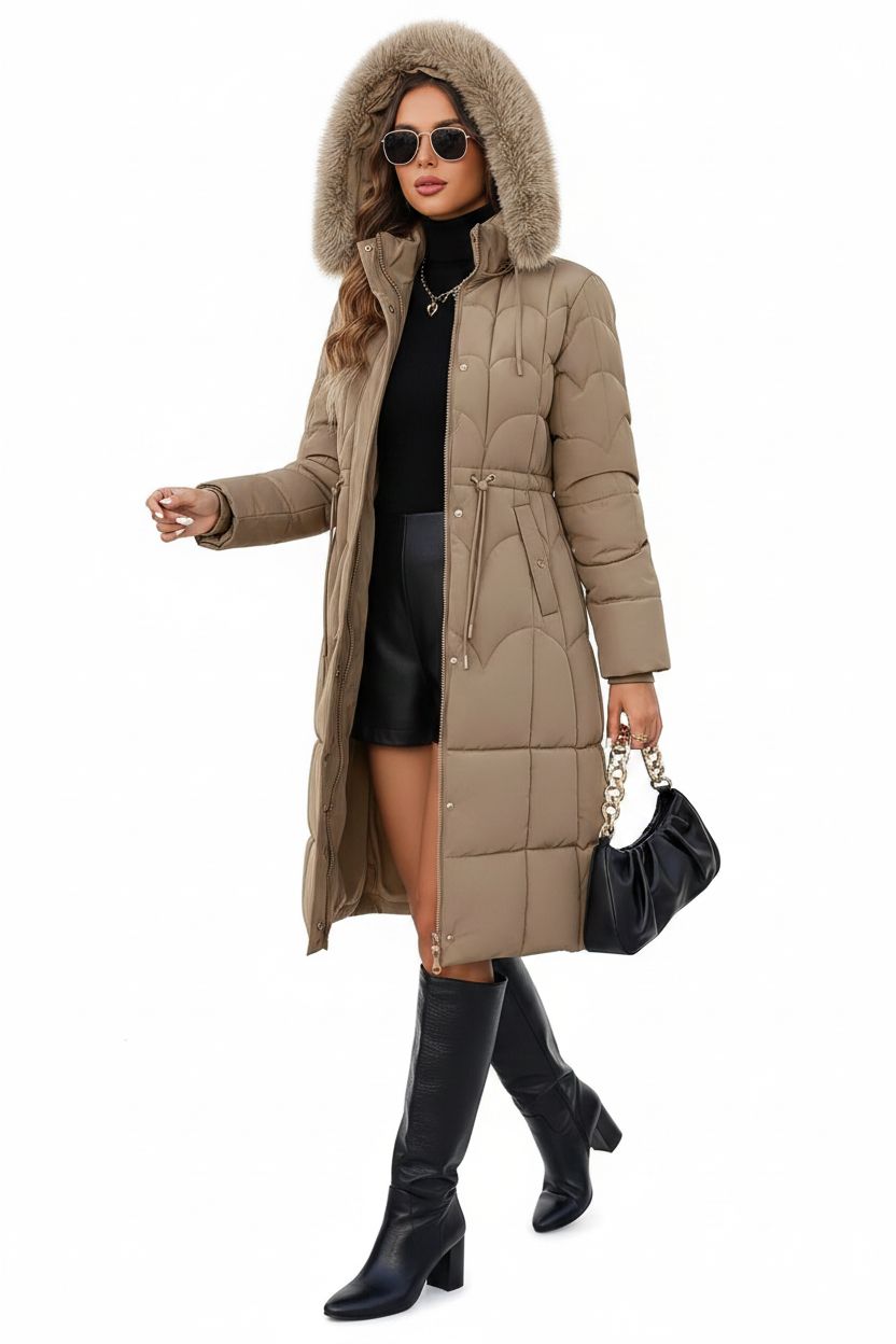 Thickened Cotton-Padded Coat For Middle-Aged And Elderly Women