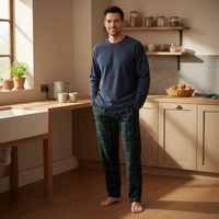 Green Long-Sleeve Fleece Pyjama Sets for Ultimate Comfort and Style