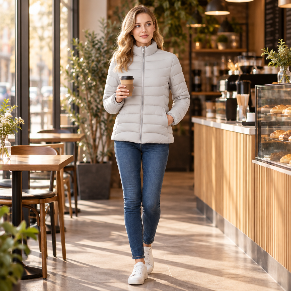 Stay Cozy and Chic: Womens Winter Cotton-Padded Coat for Ultimate Comfort and Style