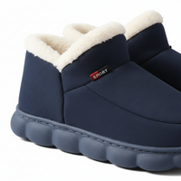 Bebealy Winter Men Slippers - Cozy and Stylish Indoor-Outdoor House Shoes