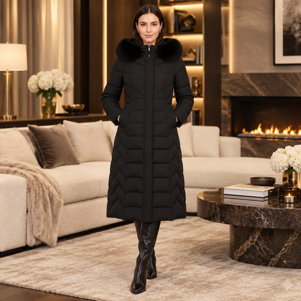 Elevate Your Style with Our Elegant Long Cotton Coat