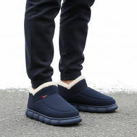 Bebealy Winter Men Slippers - Cozy and Stylish Indoor-Outdoor House Shoes