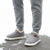 Bebealy Winter Men Slippers - Cozy and Stylish Indoor-Outdoor House Shoes