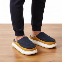 Bebealy Winter Men Slippers - Cozy and Stylish Indoor-Outdoor House Shoes