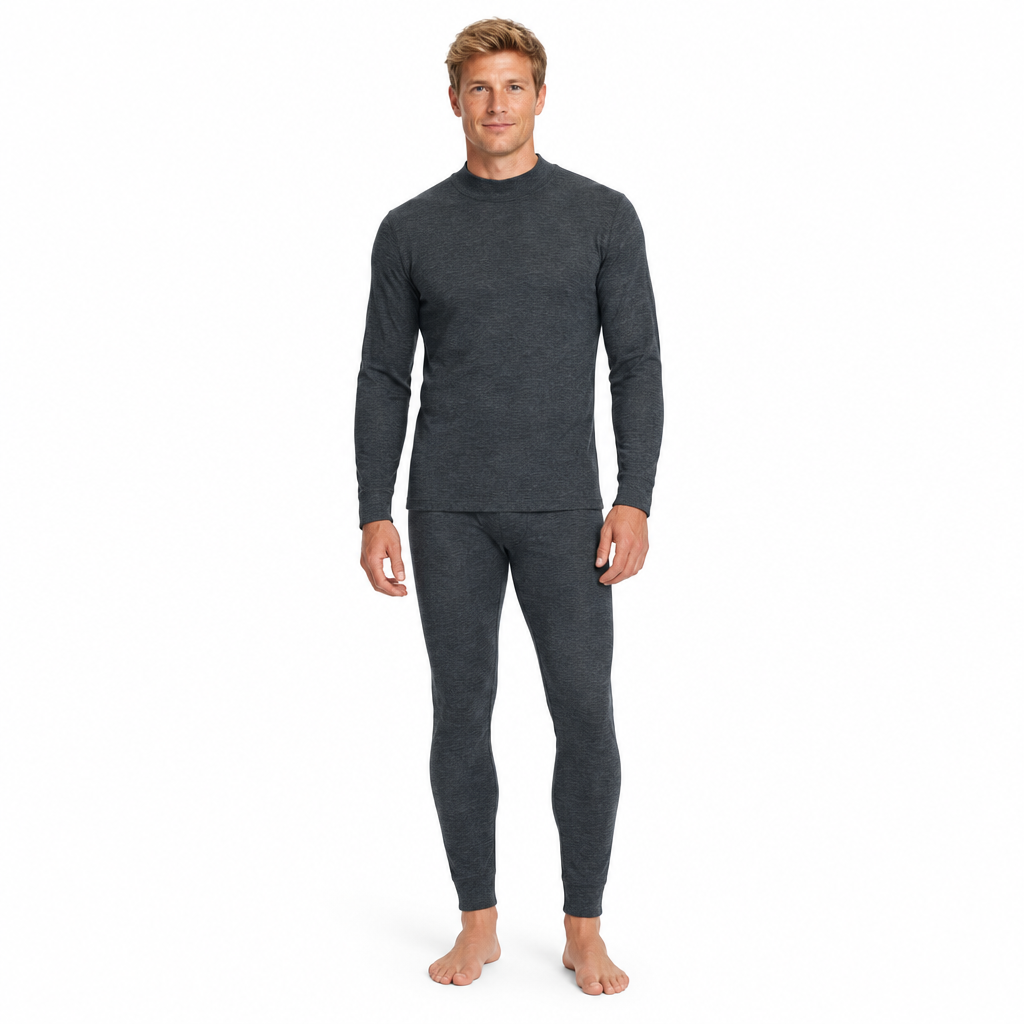 Cozy Cashmere Thermal Couples Set for Autumn & Winter Comfort