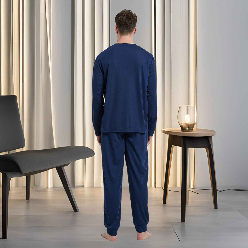 High-Quality Brushed Fabric Men's Pyjama Set.