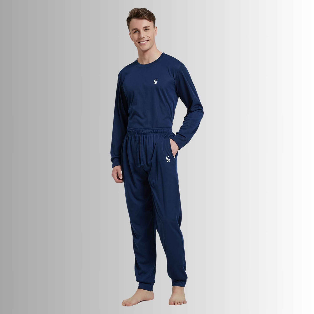 High-Quality Brushed Fabric Men's Pyjama Set.